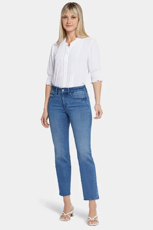 Affordably PricedMarilyn Straight Ankle Jeans - Blue Island