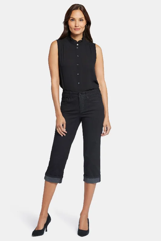 Back - to - School SaleMarilyn Straight Crop Jeans In Petite - Black