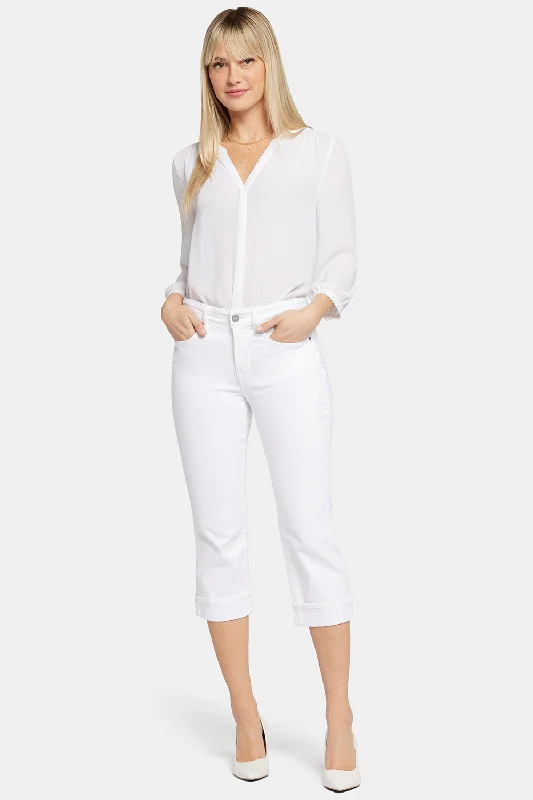 Cyber Monday SaleMarilyn Straight Crop Jeans In Petite - Optic White