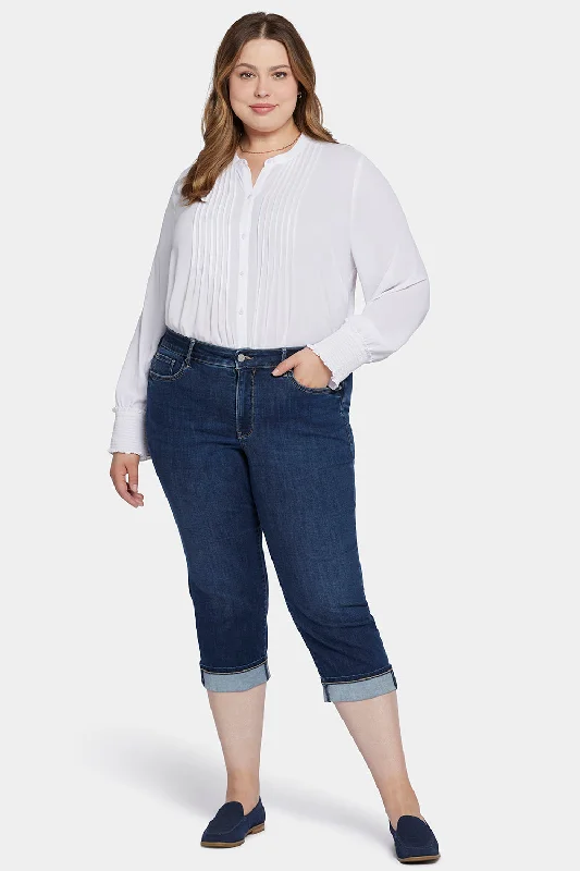 Refer a Friend, Get a DiscountMarilyn Straight Crop Jeans In Plus Size - Cambridge