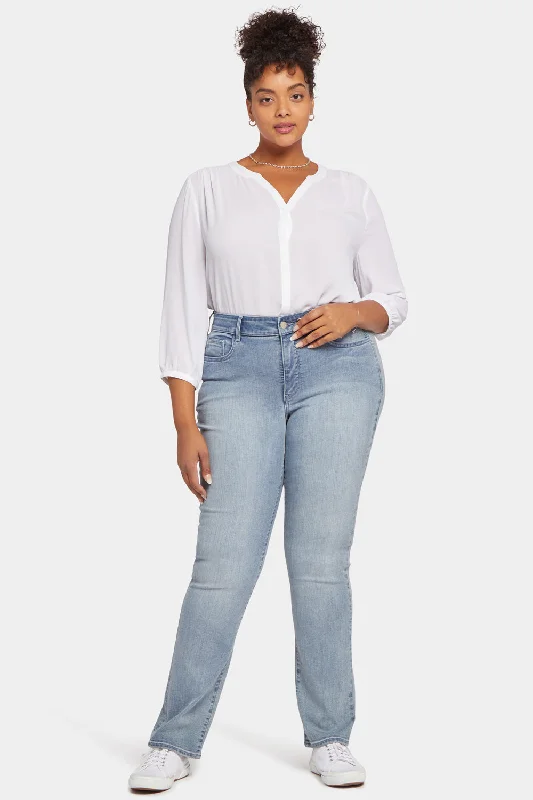 Hourly DealsMarilyn Straight Jeans In Plus Size - Thistle Falls