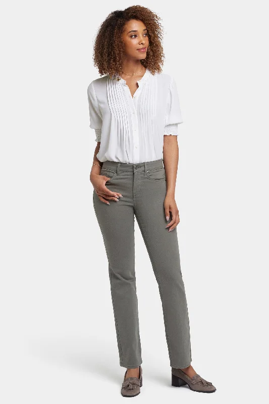 Economical ChoiceMarilyn Straight Jeans - Vine Leaf