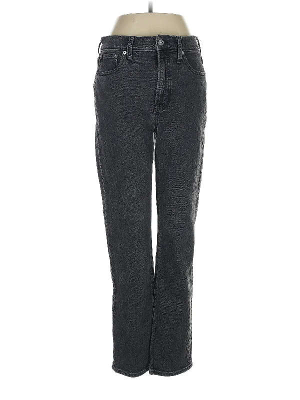 Seasonal SaleMid-Rise Straight-leg Jeans in Dark Wash