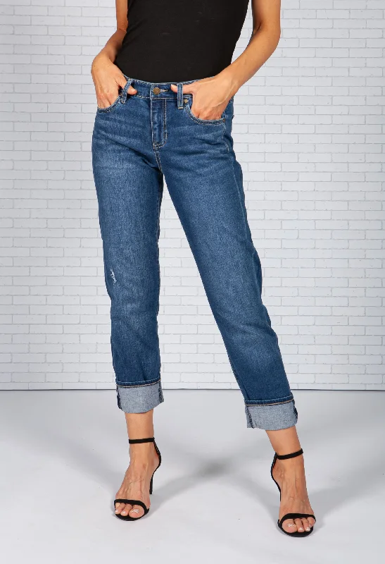 Loyalty ProgramMid Wash Mom Jeans *Recommend 1 Size Down*