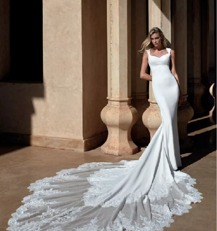 Buy One, Get One (BOGO)Pronovias Brunei Crepe Mermaid