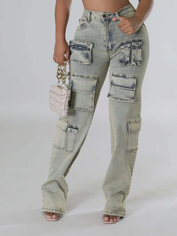 Summer SaleIndiebeautie Vintage Cargo Jeans