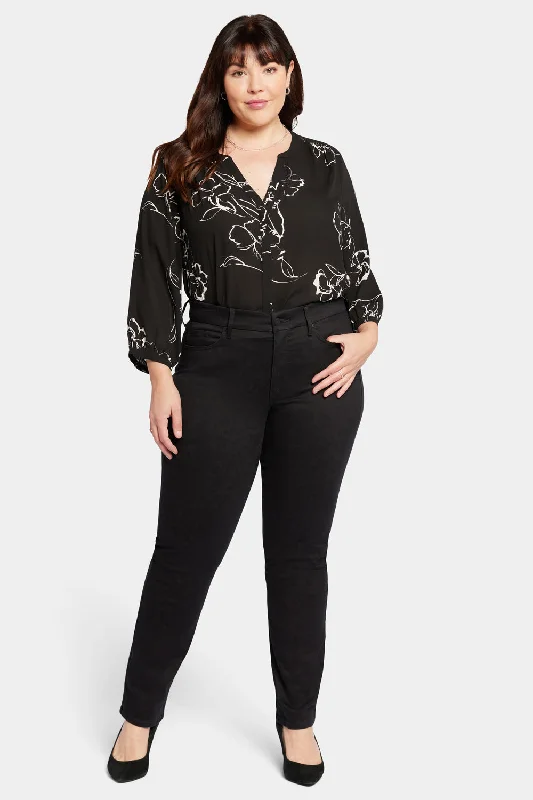 Member's DiscountWaist-Match™ Marilyn Straight Jeans In Plus Size - Black