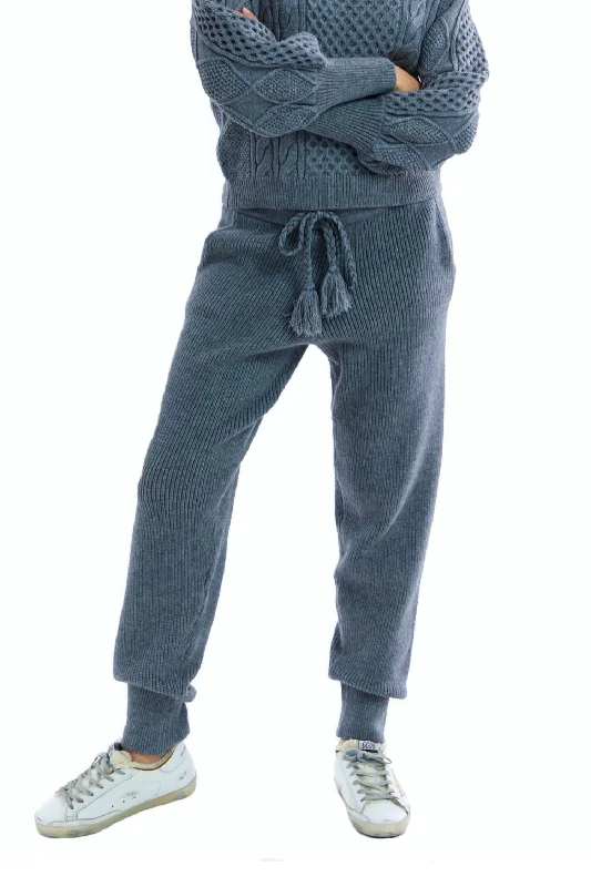 Bargain HuntCozy Knit Pants In Grey