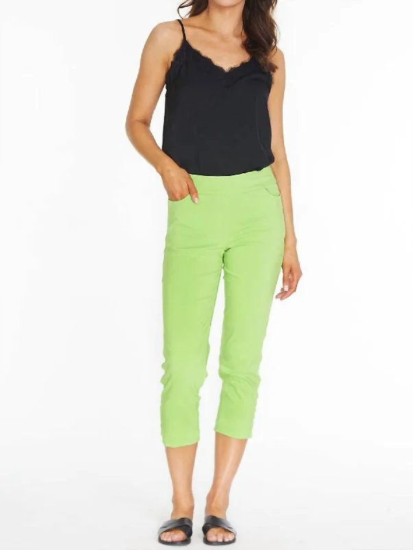 Seasonal SaleCrop Pant In Lime