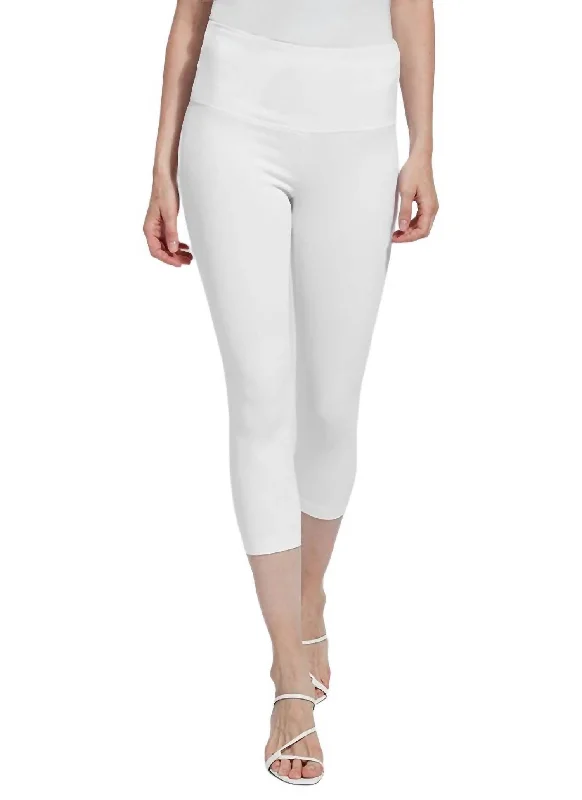 Shop Now, Pay LaterDenim Capri Pant - 21" Inseam In White