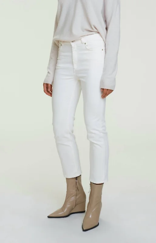 Collector's Item SaleDenim Love Pants In Camellia White