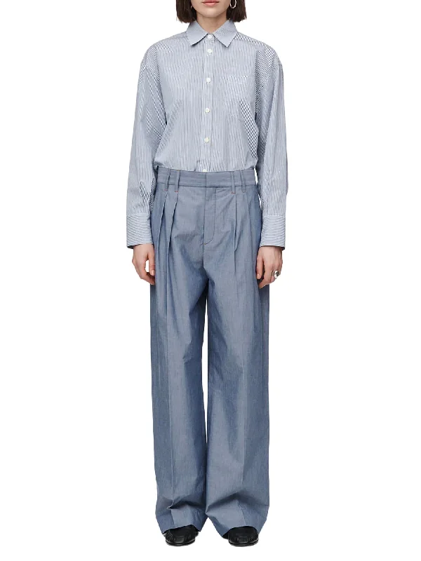 Weekly DealsDouble Pleat Front Trouser In Chambray