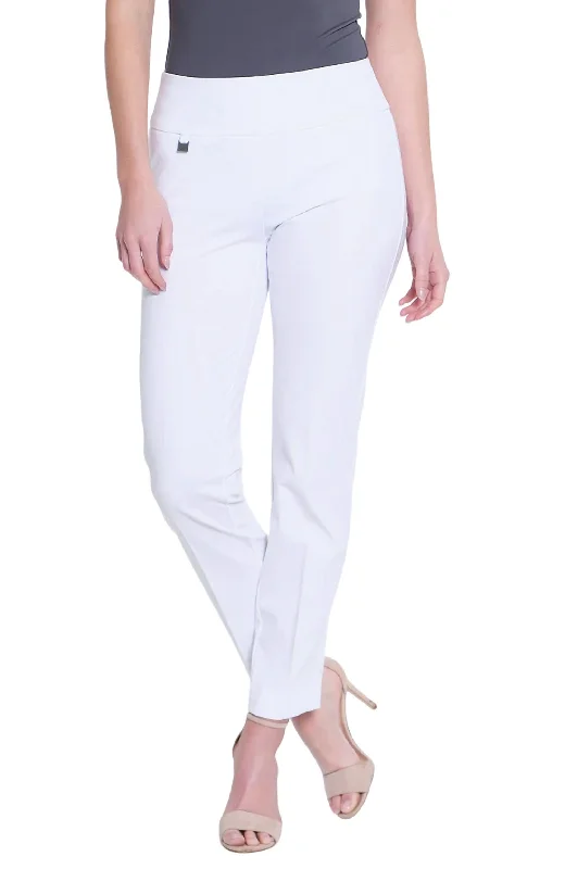 Yellow Tag SaleEasy Fit Ankle Pants In White