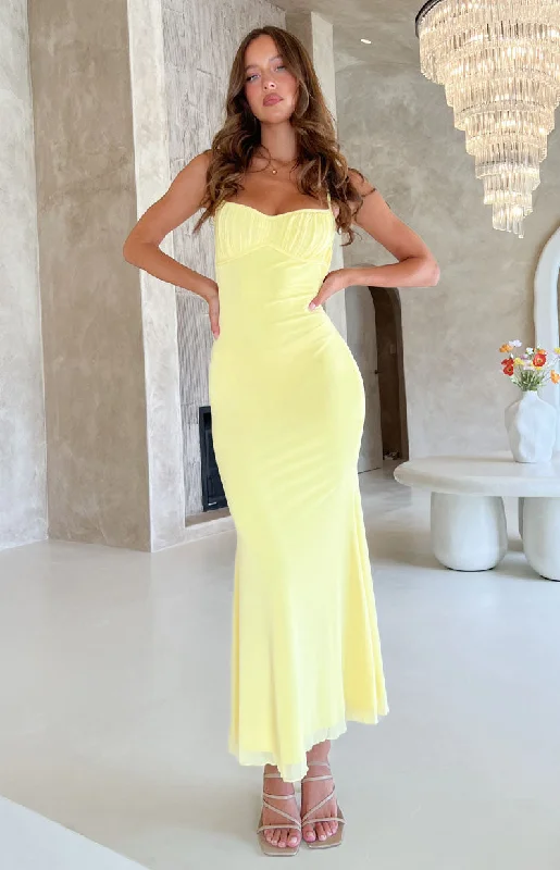 Overstock SaleElysium Yellow Maxi Dress