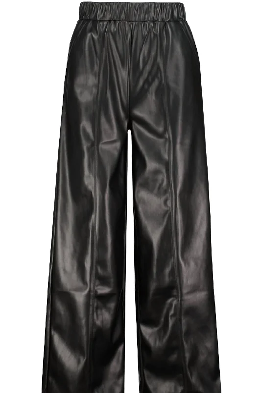 Mega SaleGia Vegan Leather Pant In Black