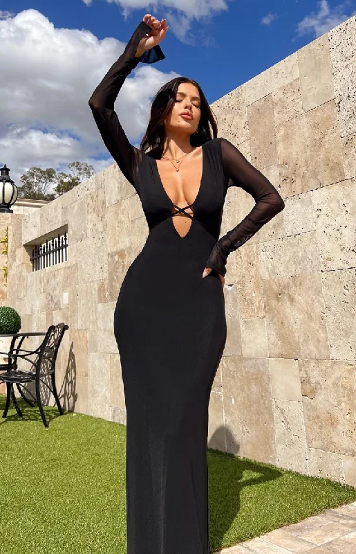 Daily DealsMonni Black Maxi Dress