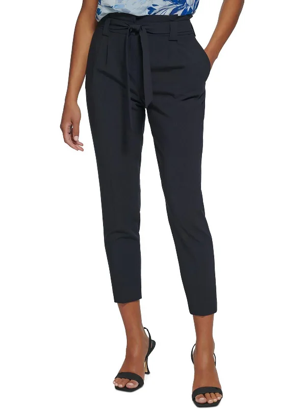 Loyalty ProgramPetites Womens Stretch Wear-To-Work Ankle Pants