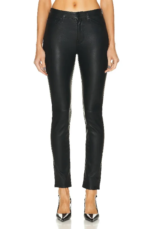 Monthly DealsSlim Leather Pant In Black