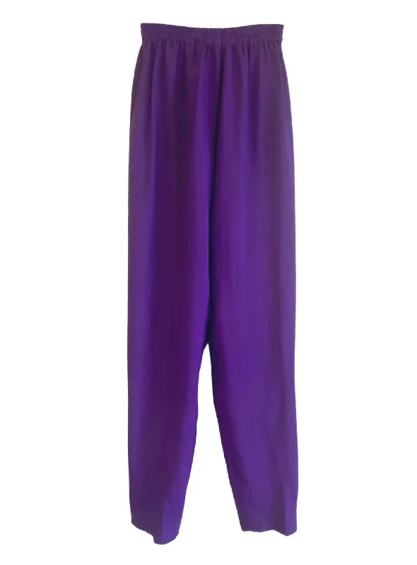 Spring SaleWomen's Ripstop Elastic Pants In Violet