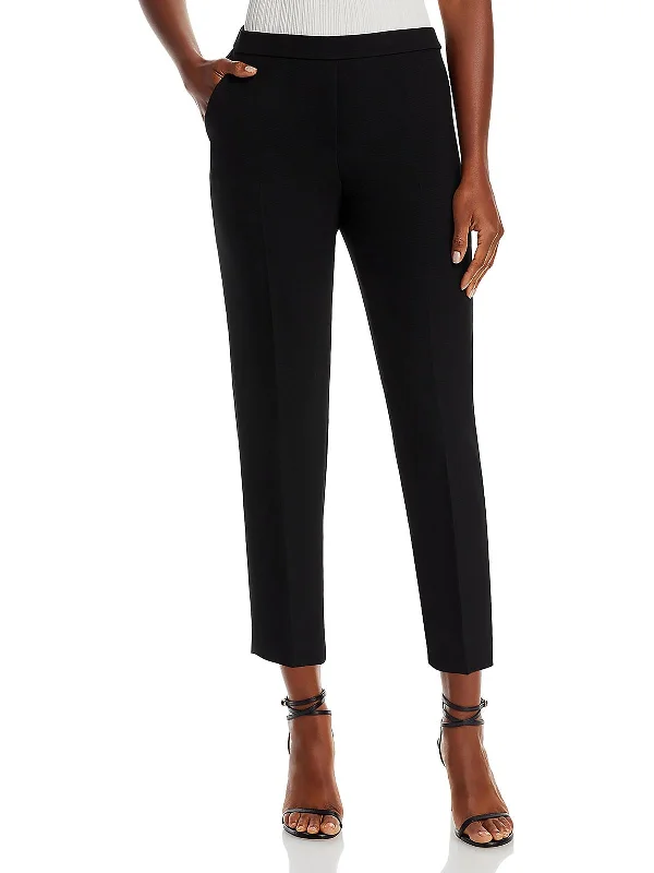 Promotion CodeWomens Textured Stretch Cropped Pants