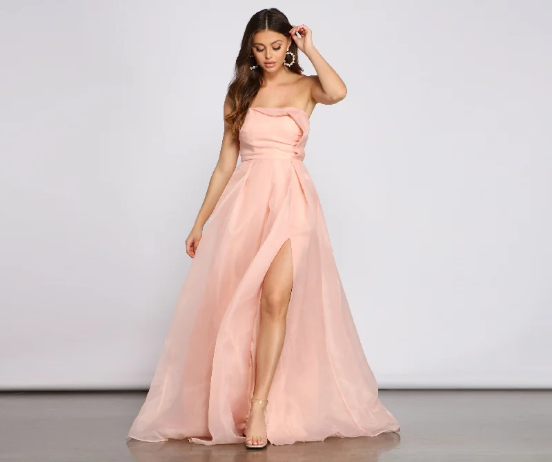 Price SlashZora Formal Strapless A-Line Dress