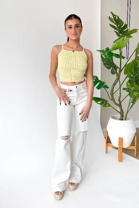 Back - to - School SaleCara Jeans in White