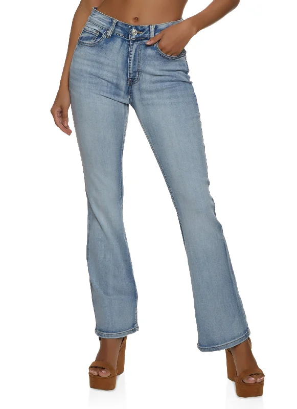 Free Gift with PurchaseWAX Acid Wash Boot Cut Jeans