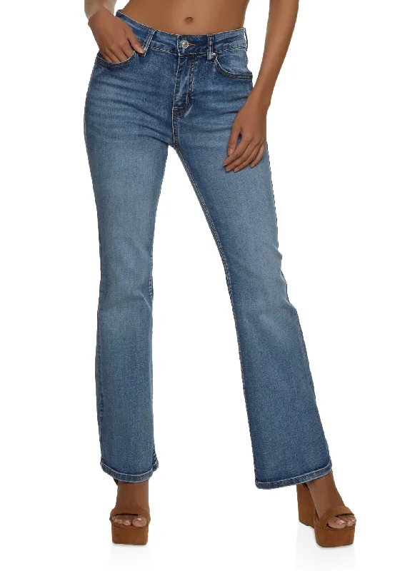 Hidden DiscountWAX Acid Wash Boot Cut Jeans