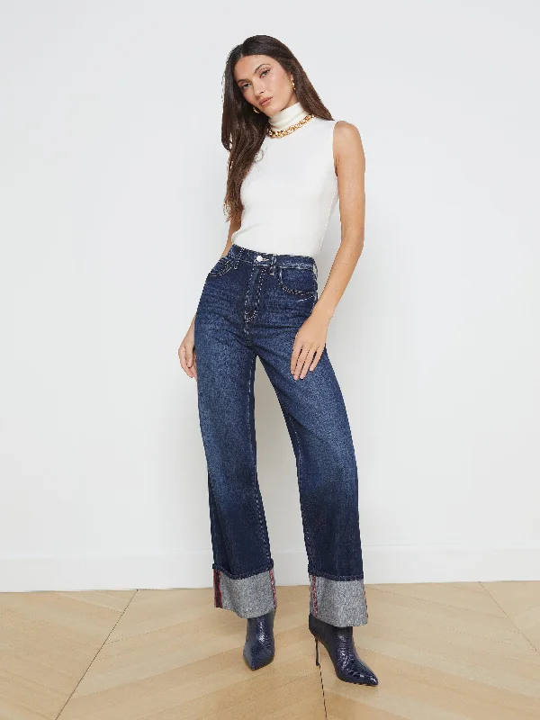 Spring SaleMiley Cuffed Wide-Leg Jean