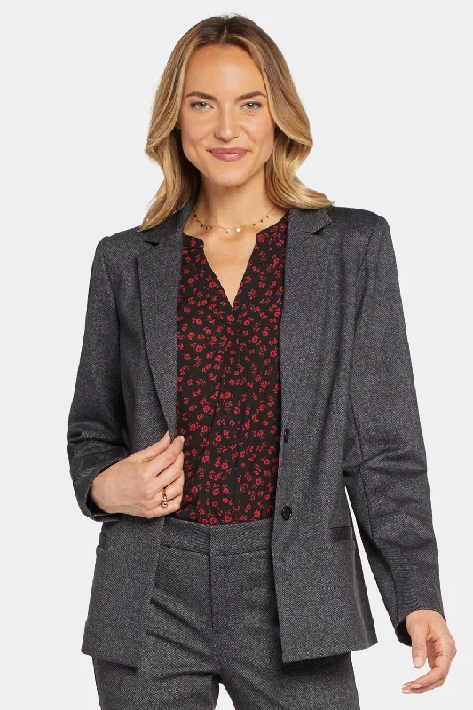 Easy Financing OptionsClassic Blazer Jacket  - Mondo Herringbone