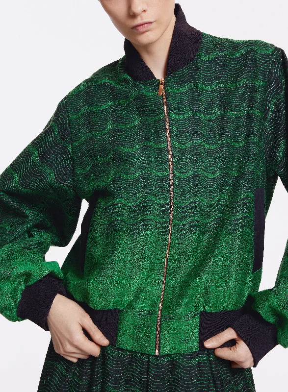 Seasonal SaleWave Embroidered Cotton Jacket