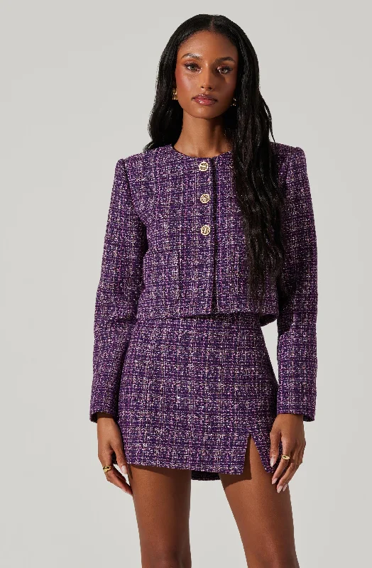 Unbeatable PricesLyssa Tweed Cropped Jacket