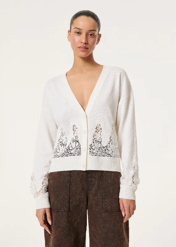 30% DiscountMarie Cardigan | Cream Regent Lace