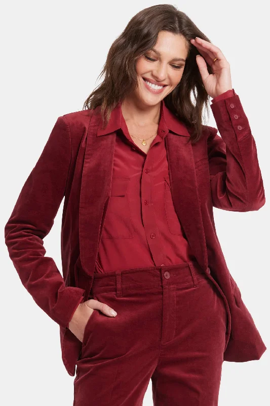 Renew Your Look SaleTuxedo Jacket - Wild Currant