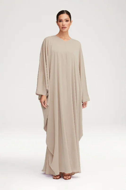 Clearance SaleAnisa Satin Kaftan - Creme Caramel