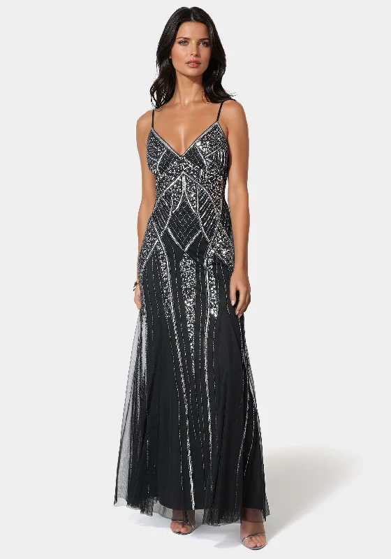 Back - to - School SaleBeaded Gown