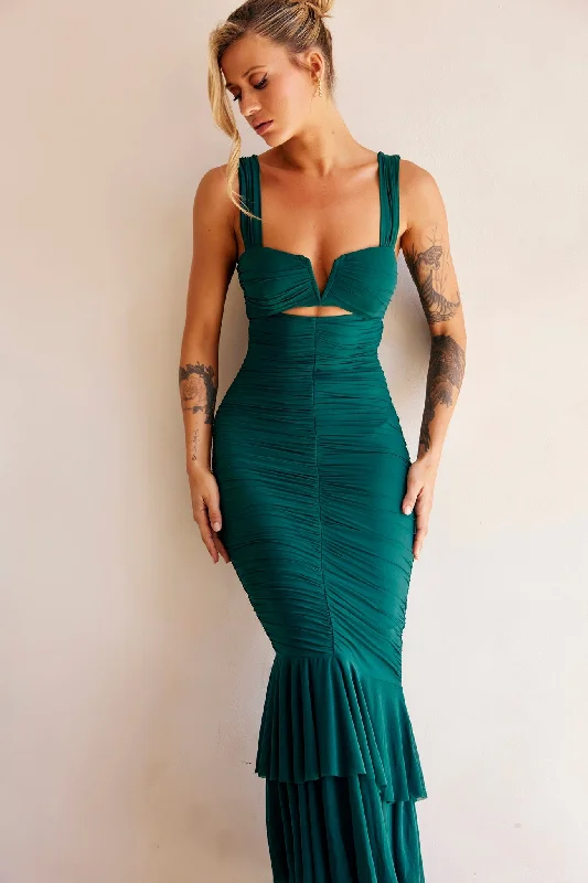 Daily DealsEternal Muse Maxi Dress - Forest Green