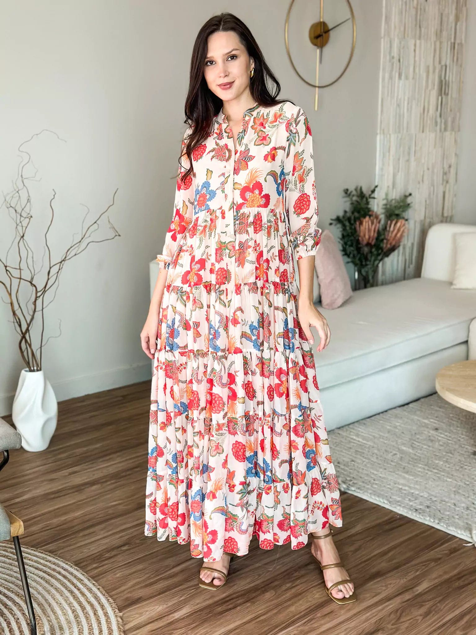 Hourly DealsHattie Floral Long Dress