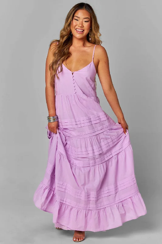 Final SaleJaxon Tiered Maxi Dress - Lavender