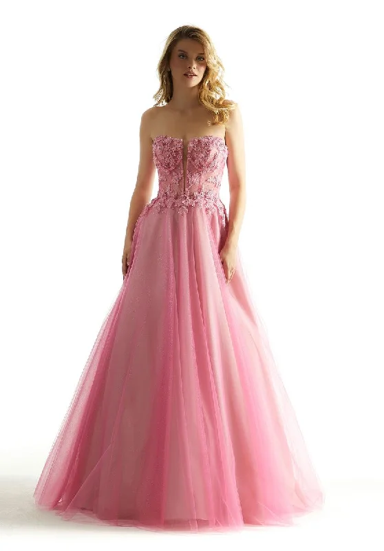 Limited - Time Offer!Morilee Strapless Ball Gown Prom Dress 49086