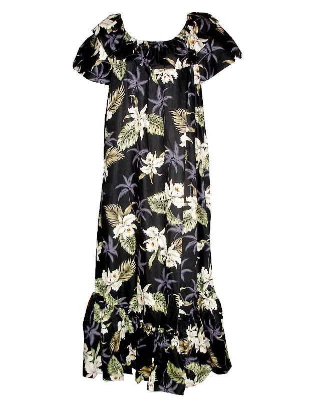 Outlet SaleOrchids Makani Muumuu Hawaiian Dress