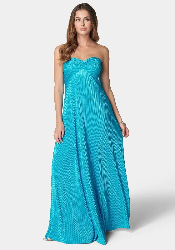 Affordably PricedPlisse Empire Maxi