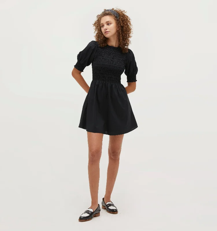 Flash SaleThe Vivi Nap Dress - Black Cotton