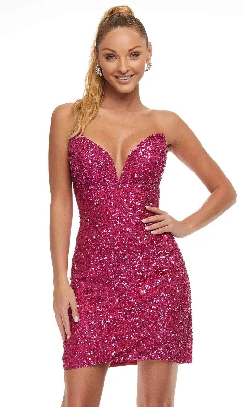 Markdown SaleAshley Lauren - Sequined Cocktail Dress 4474