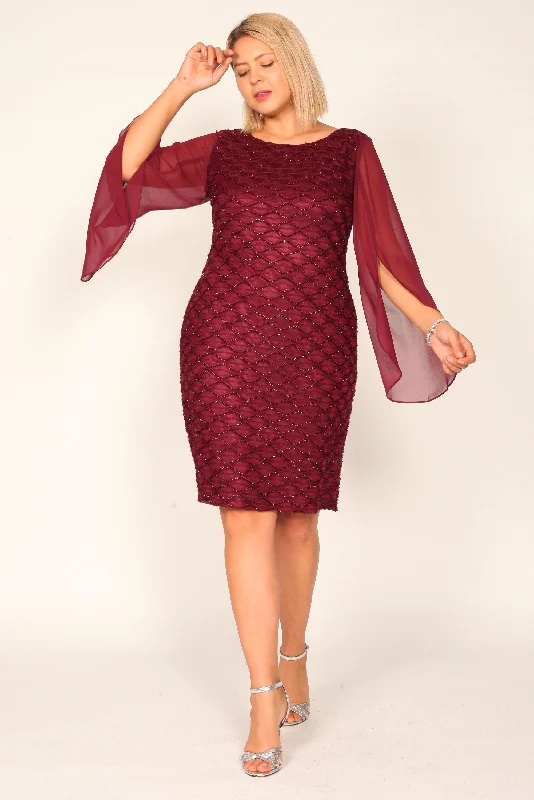 End - of - Season SaleConnected Apparel Short Formal Cocktail Dress