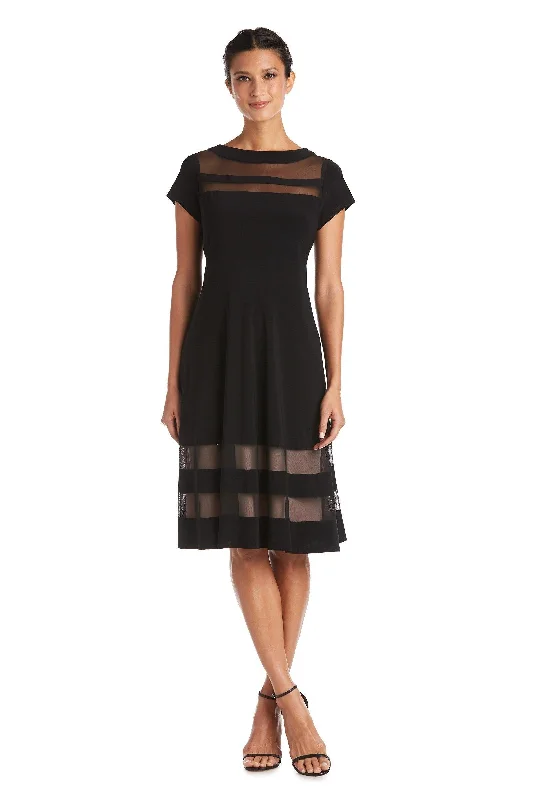 End - of - Season SaleR&M Richards 7771 Short Cocktail Plus Size Dress