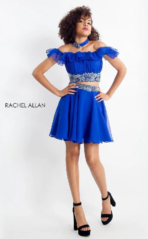 New Year SaleRachel Allan Short Two Piece Homecoming Dress 4639