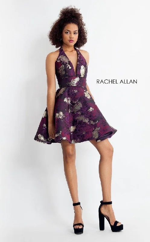 Last Chance SaleRachel Allan Short Halter Homecoming Dress 4695