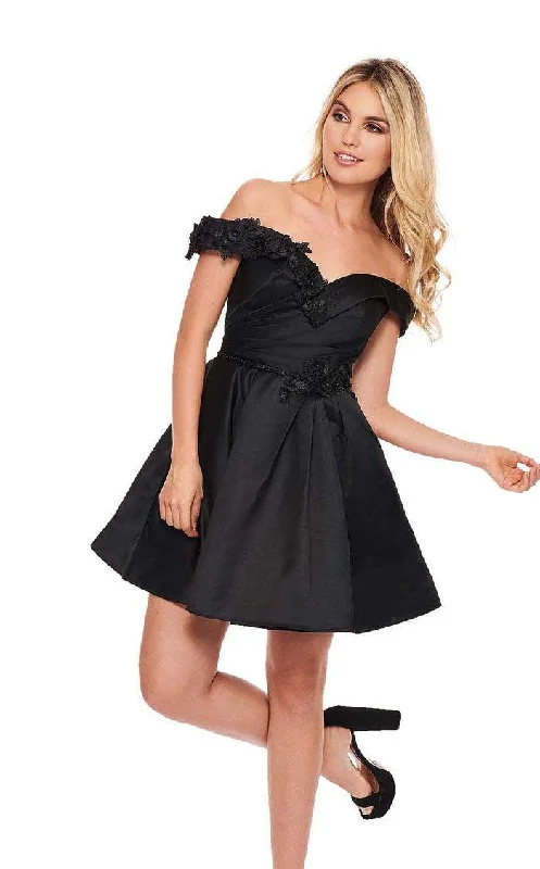 Invitation - Only SaleRachel Allan Short Off Shoulder Cocktail Dress L1229