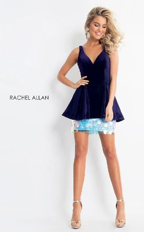 No Returns on Sale ItemsRachel Allan Short Sleeveless Homecoming Dress 4609